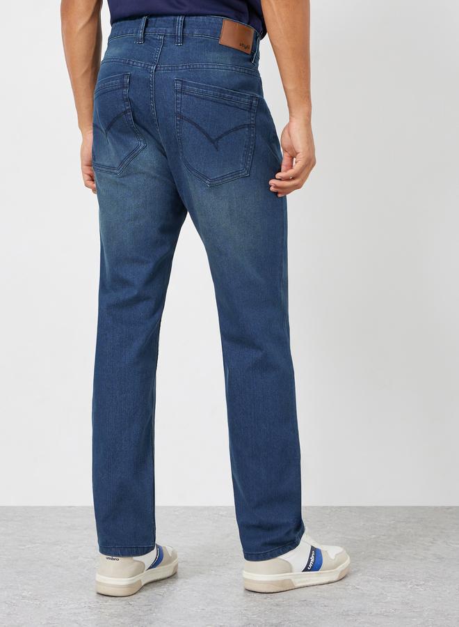 Styli Men Light Wash Regular Fit Jeans - Image 3